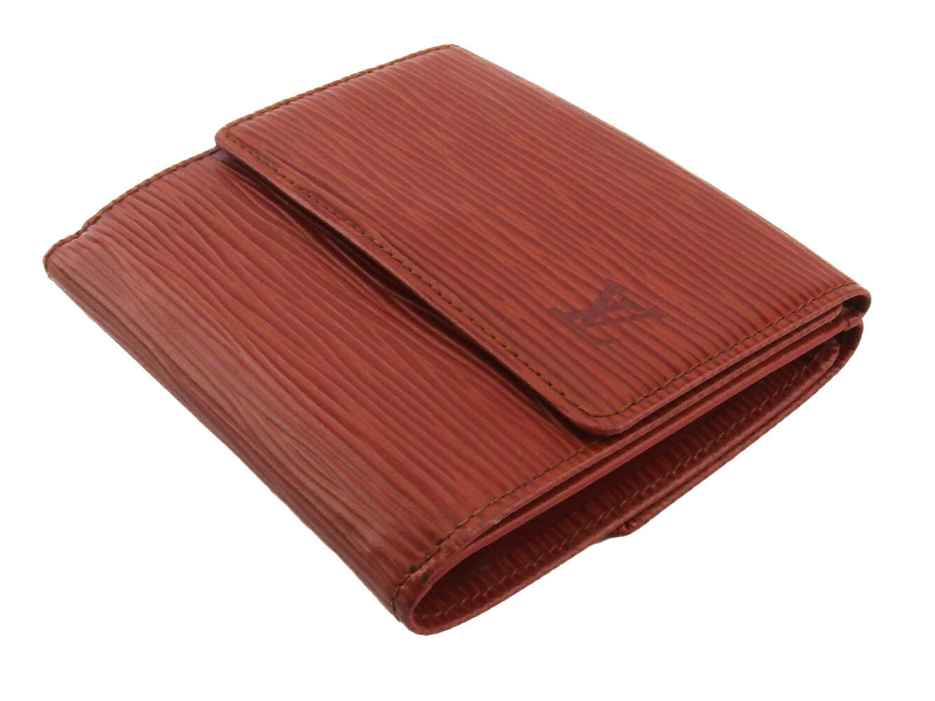 LOUIS VUITTON Bifold Wallet M63483 Brown Porte Monnaie Billets Cartes Credit
