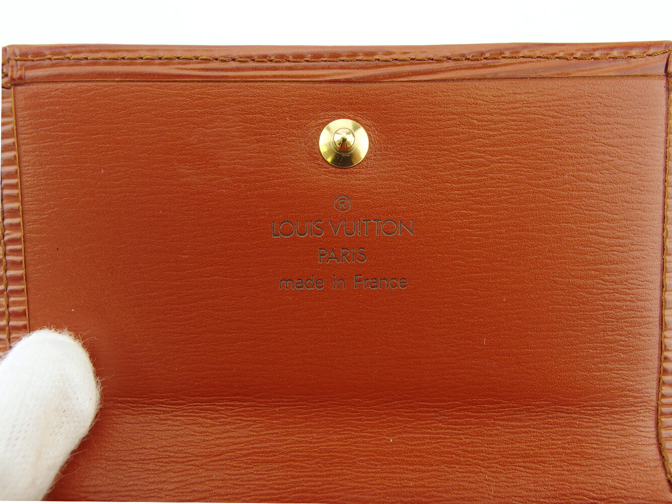 LOUIS VUITTON Bifold Wallet M63483 Brown Porte Monnaie Billets Cartes Credit