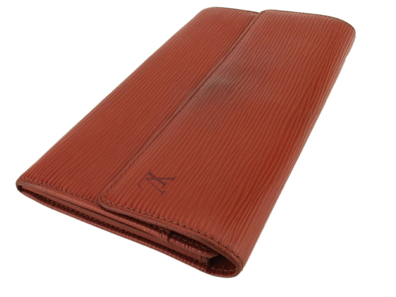 LOUIS VUITTON Long Wallet Purse M63573 Brown gold Pochette Porto Monécredi