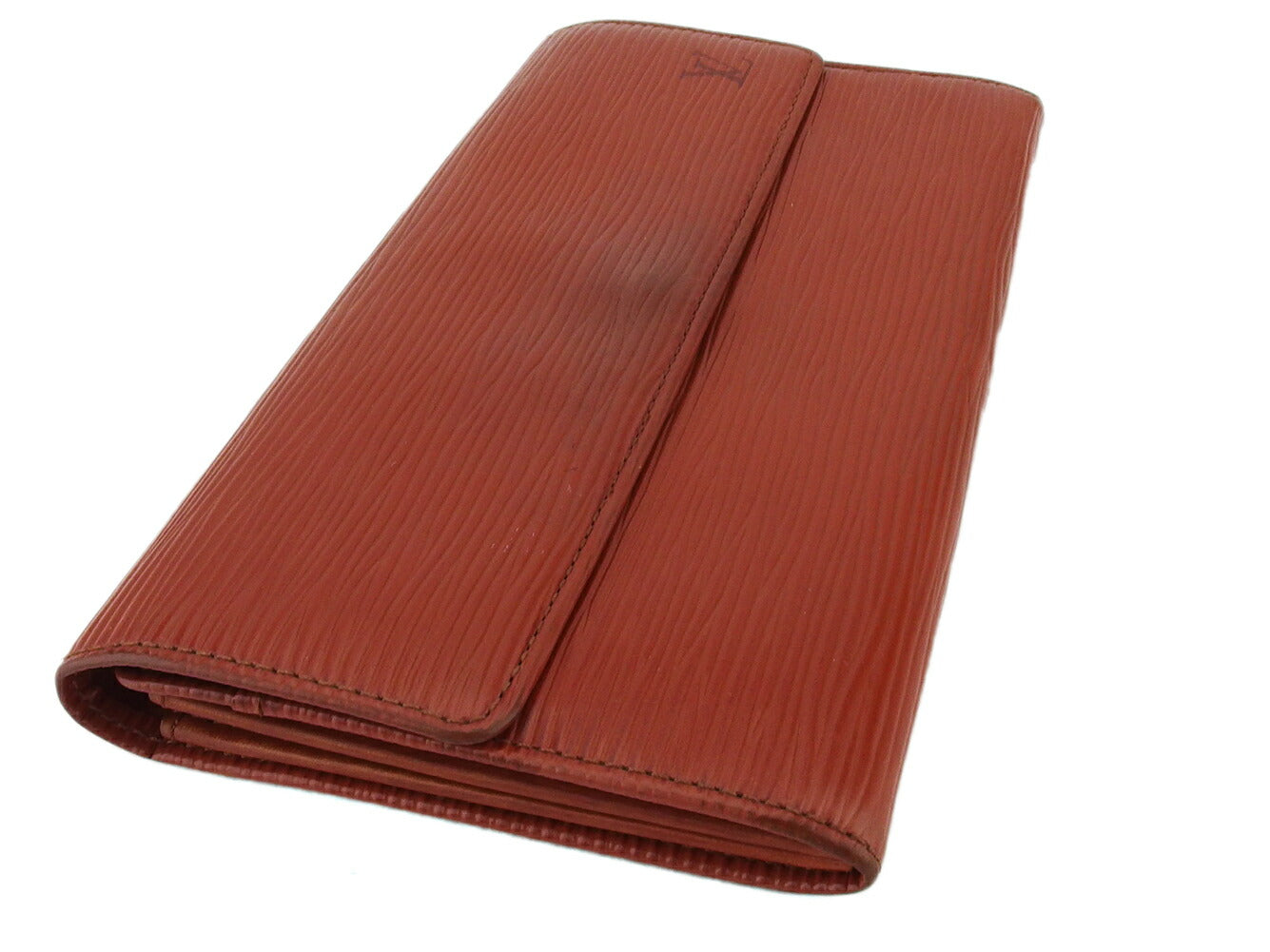 LOUIS VUITTON Long Wallet Purse M63573 Brown gold Pochette Porto Monécredi