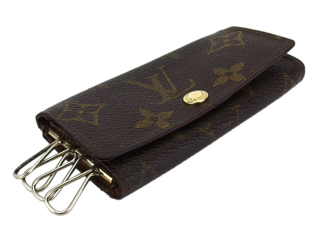 LOUIS VUITTON Key case Key holder M62631 Brown Multicles4