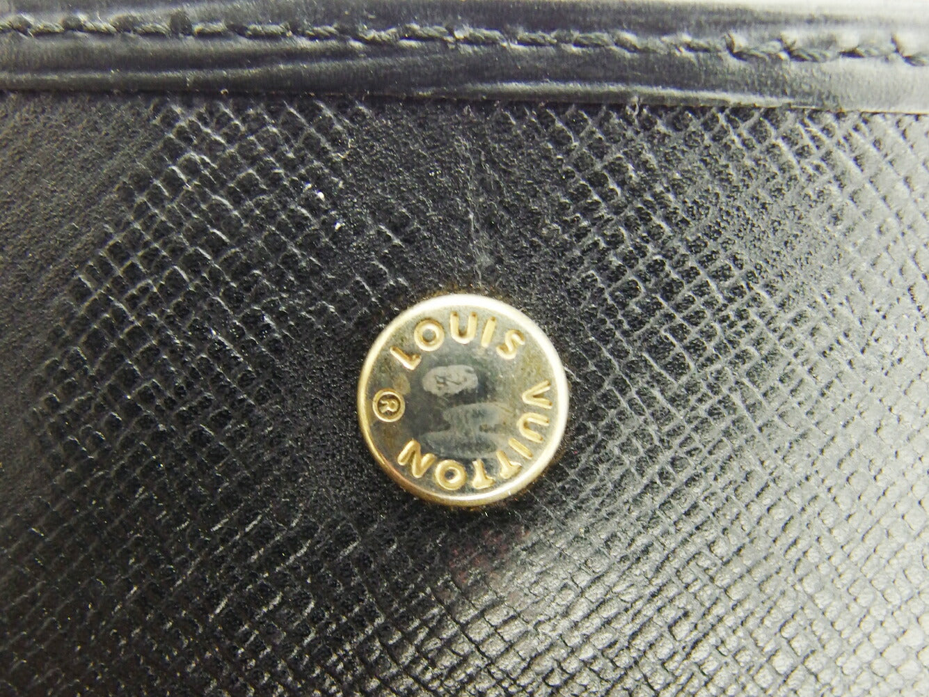LOUIS VUITTON Key case Key holder M63812 Black gold Multicles6