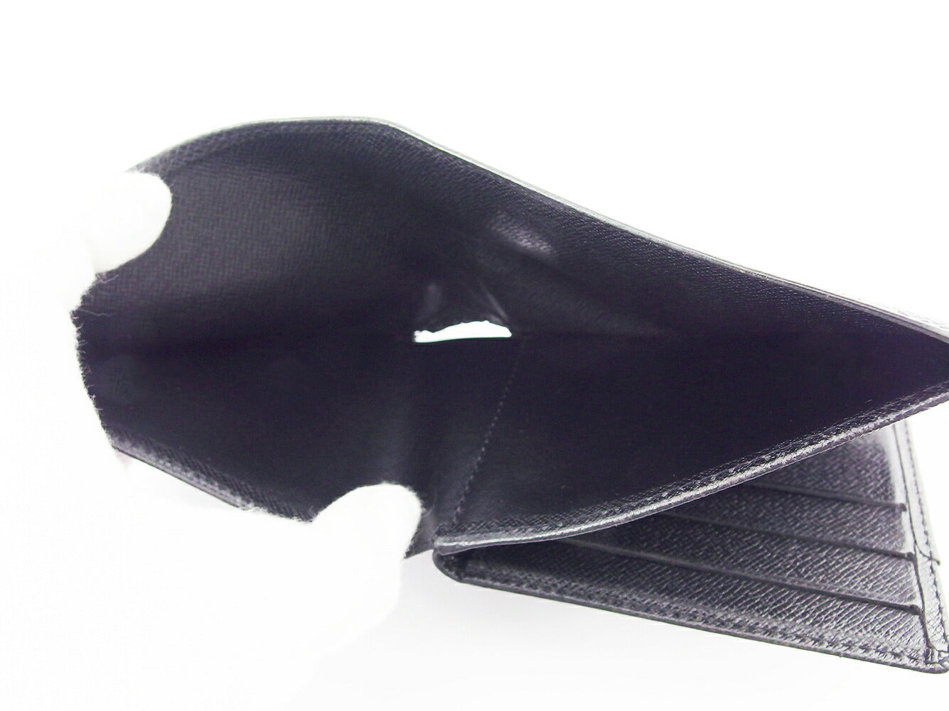 LOUIS VUITTON Bill Compartment M30422 black Porte Billets 3 Vole