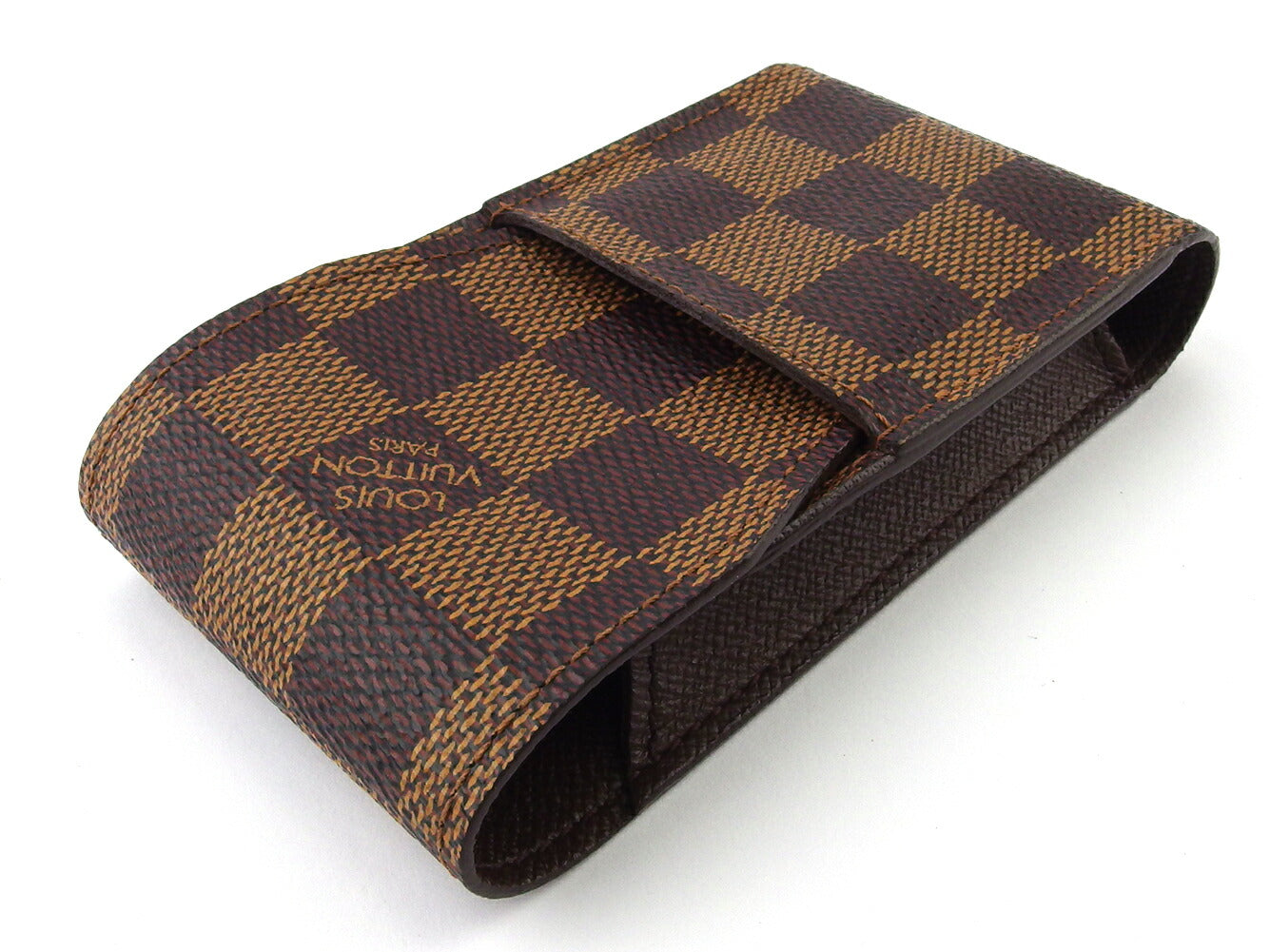 LOUIS VUITTON Cigarette case N63024 Brown beige Etui cigarette
