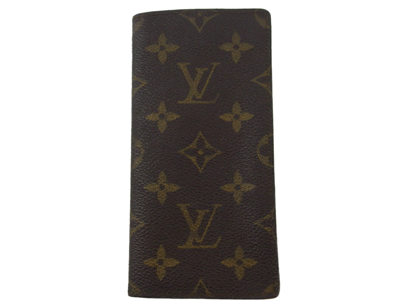LOUIS VUITTON glasses case M62962 Brown beige Etui Lunet Simple