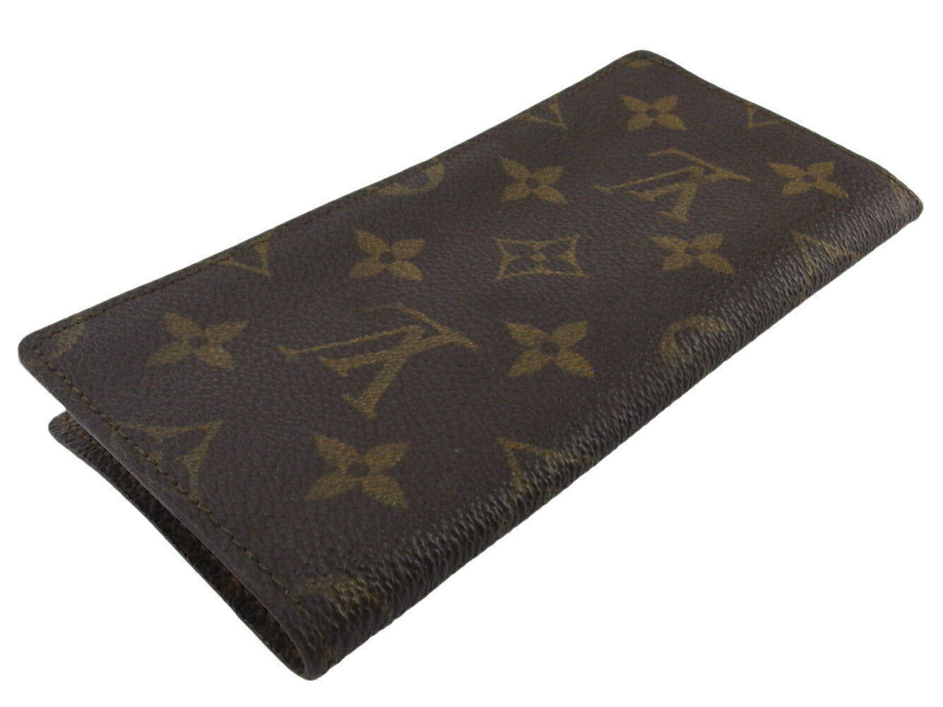 LOUIS VUITTON glasses case M62962 Brown beige Etui Lunet Simple
