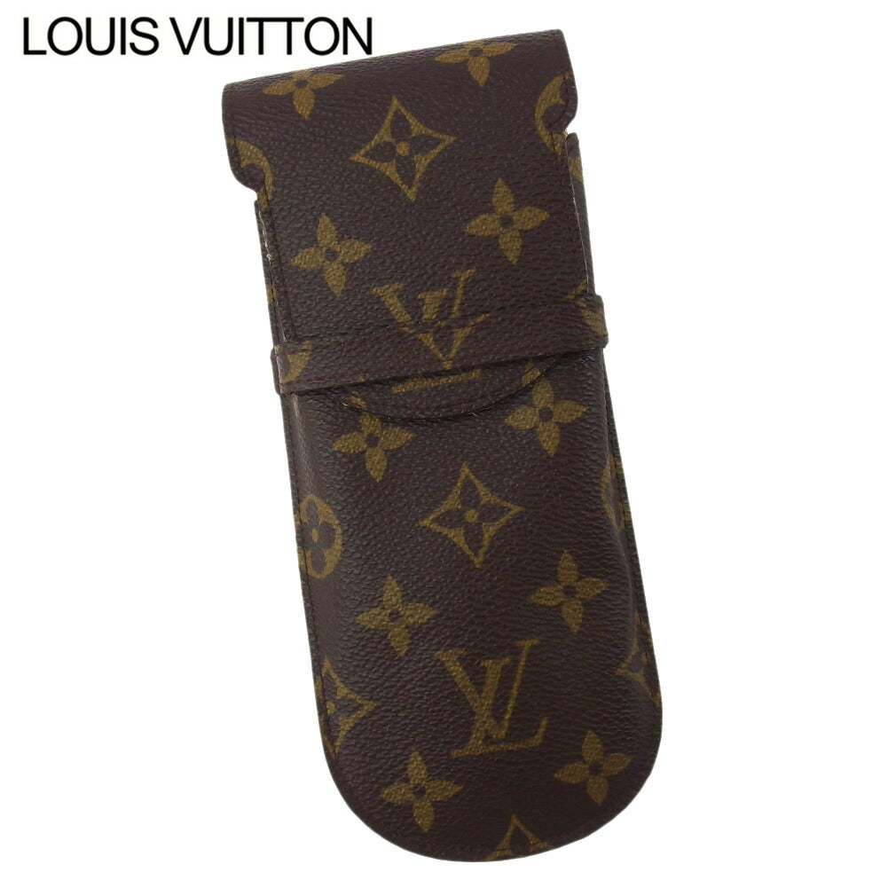LOUIS VUITTON glasses case M62970 Brown beige Etui lunet mule