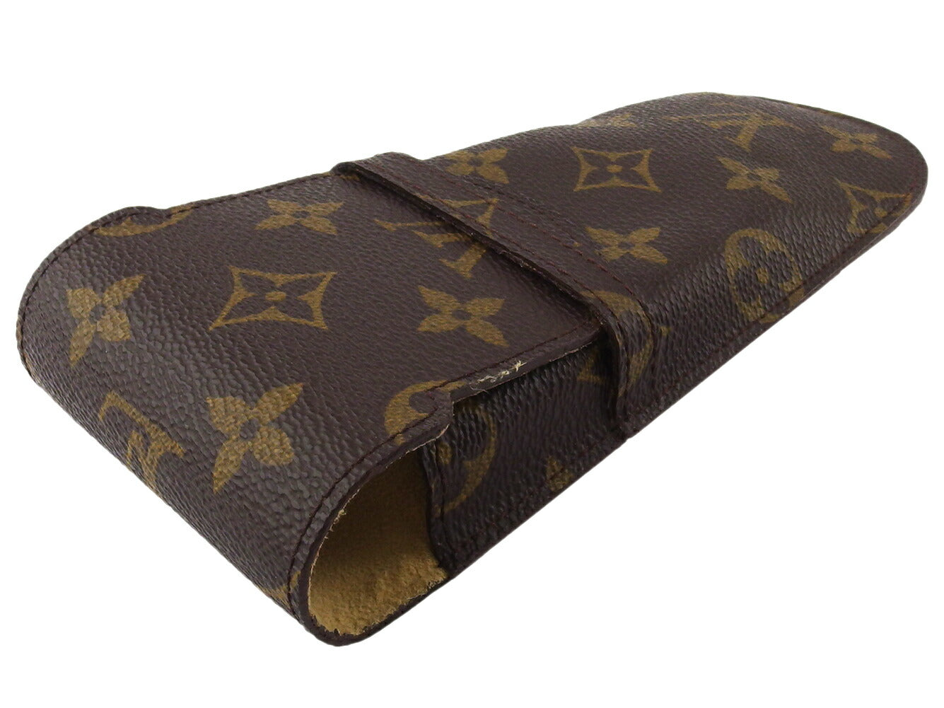 LOUIS VUITTON glasses case M62970 Brown beige Etui lunet mule