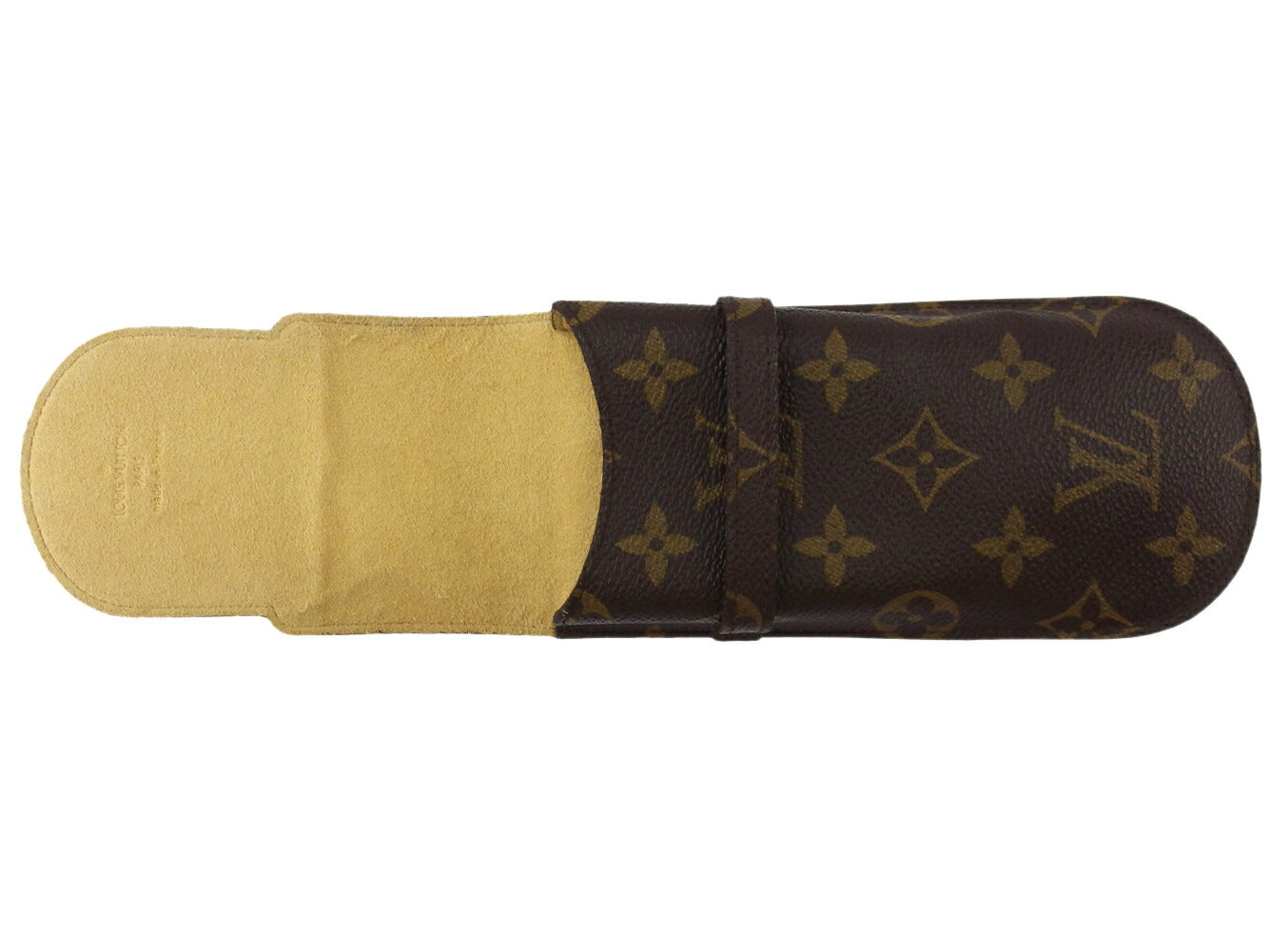 LOUIS VUITTON glasses case M62970 Brown beige Etui lunet mule