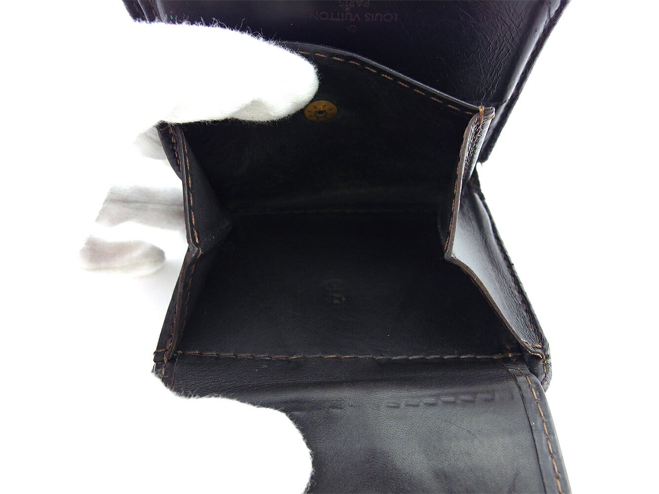 LOUIS VUITTON Bifold Wallet M92996 Brown Porte Billets3Cartes Crdit