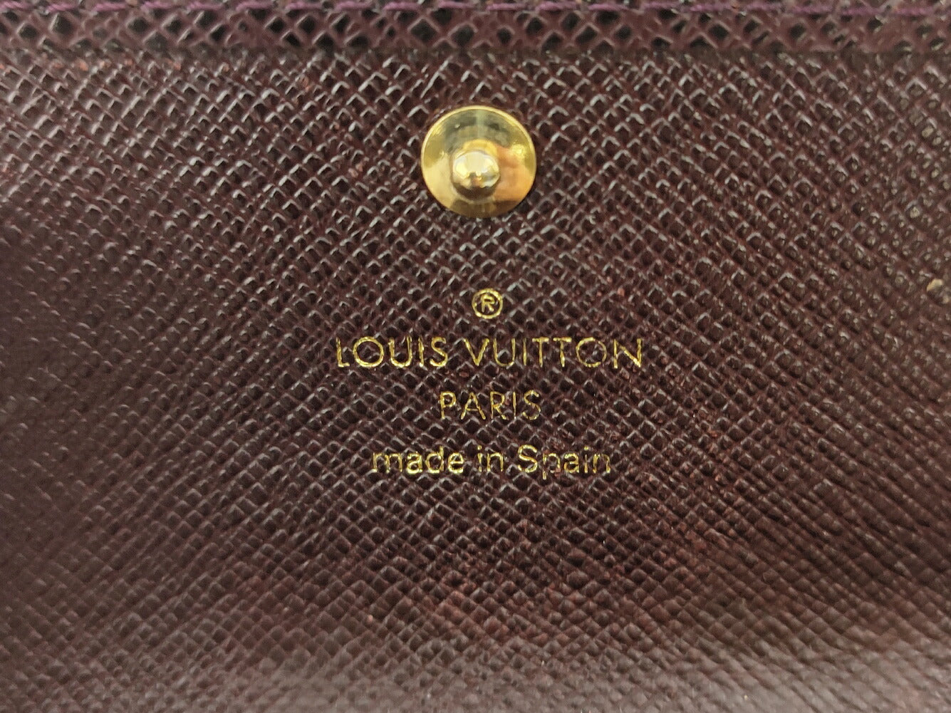 LOUIS VUITTON Key case Key holder M30536 Brown purple gold Multicles6