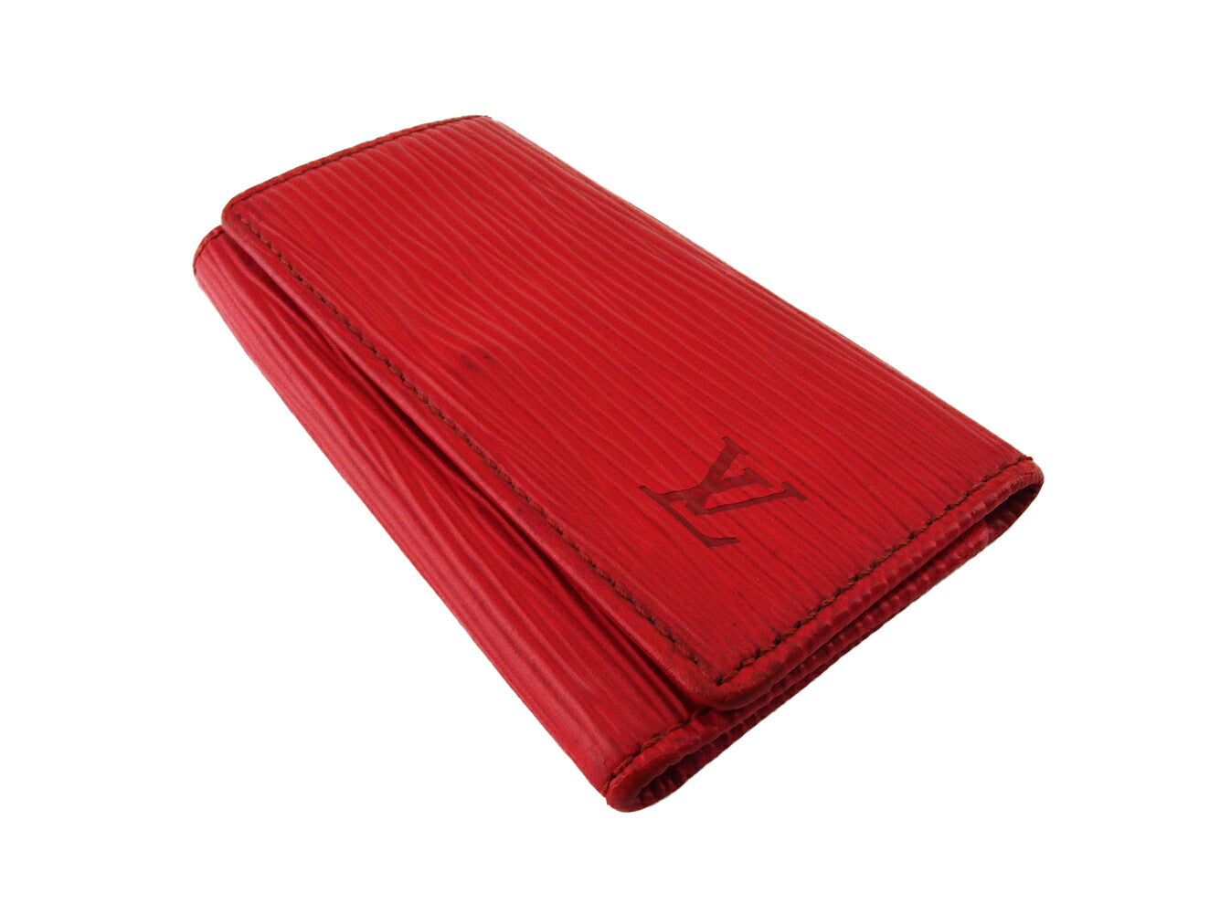 LOUIS VUITTON Key case Key holder M63827 Red gold Multicles4
