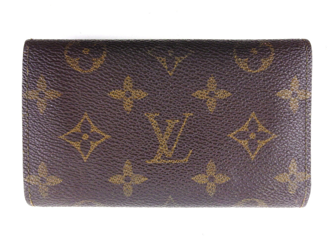 LOUIS VUITTON Bifold Wallet M61735 Brown beige gold Porto Monezup
