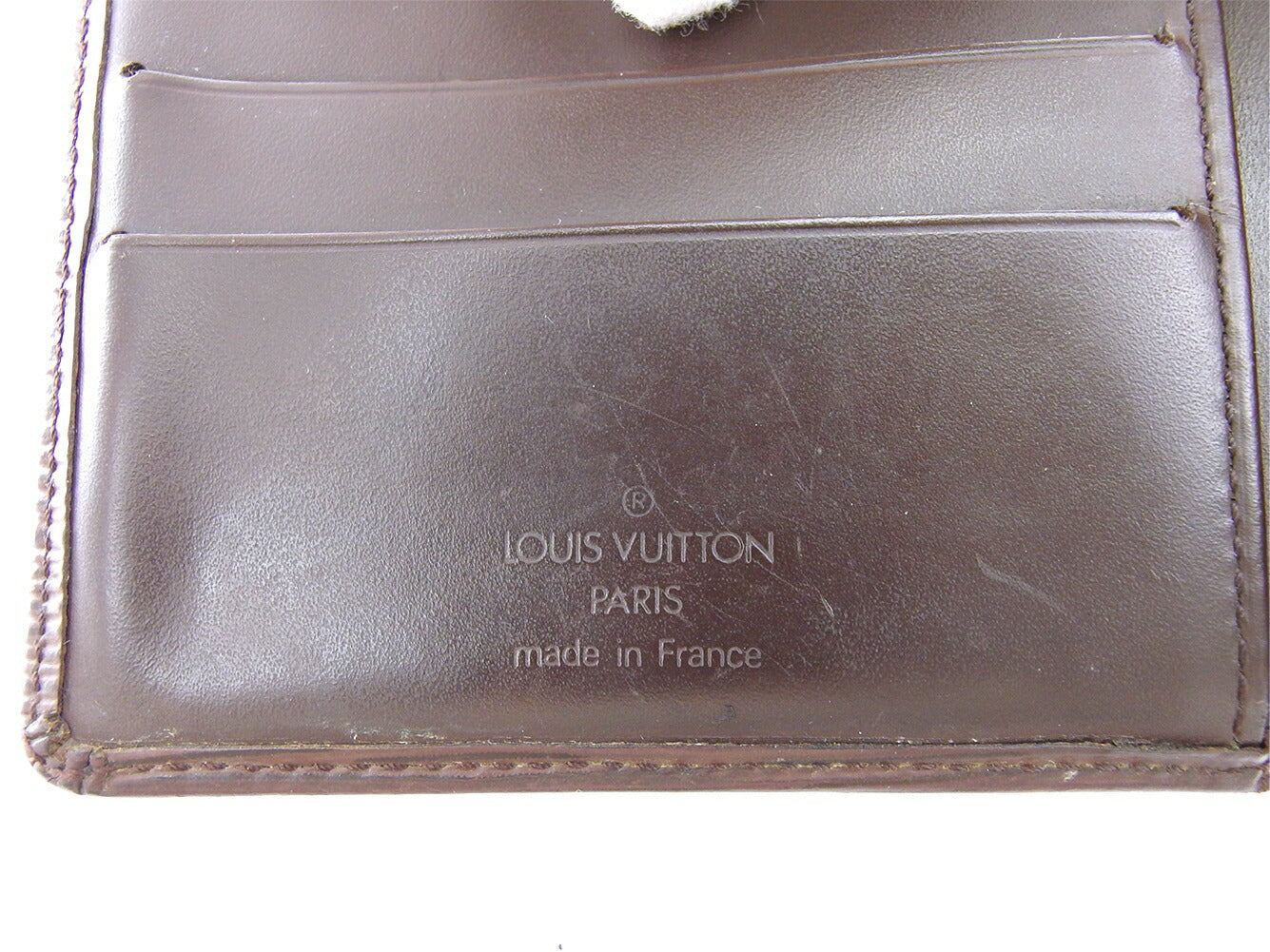 LOUIS VUITTON Bifold Wallet M6354D Brown Porte Billets Cartes Crdit Monet
