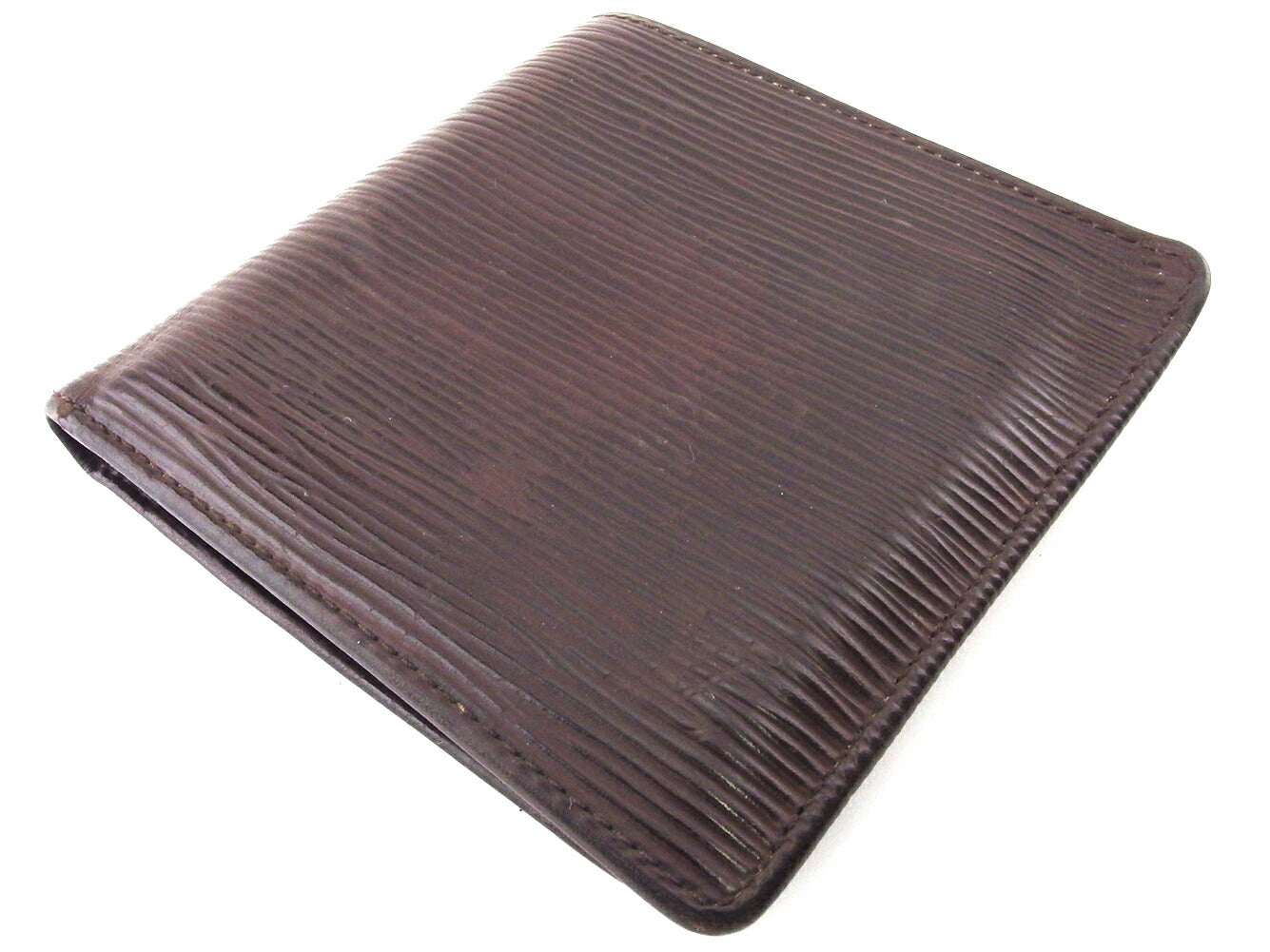 LOUIS VUITTON Bifold Wallet M6354D Brown Porte Billets Cartes Crdit Monet