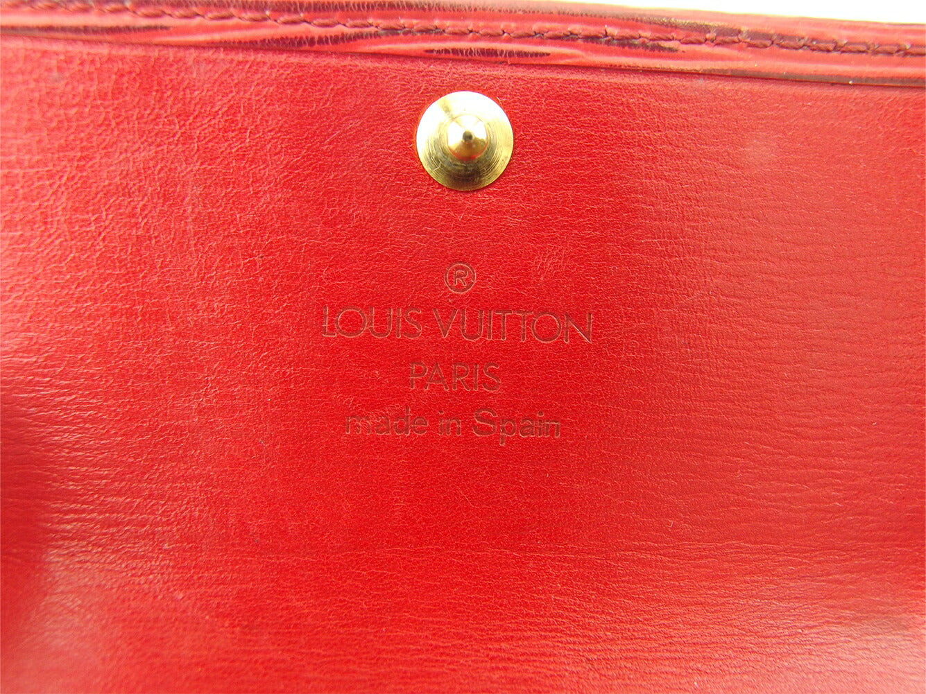 LOUIS VUITTON Key case Key holder M63827 Red gold Multicles4