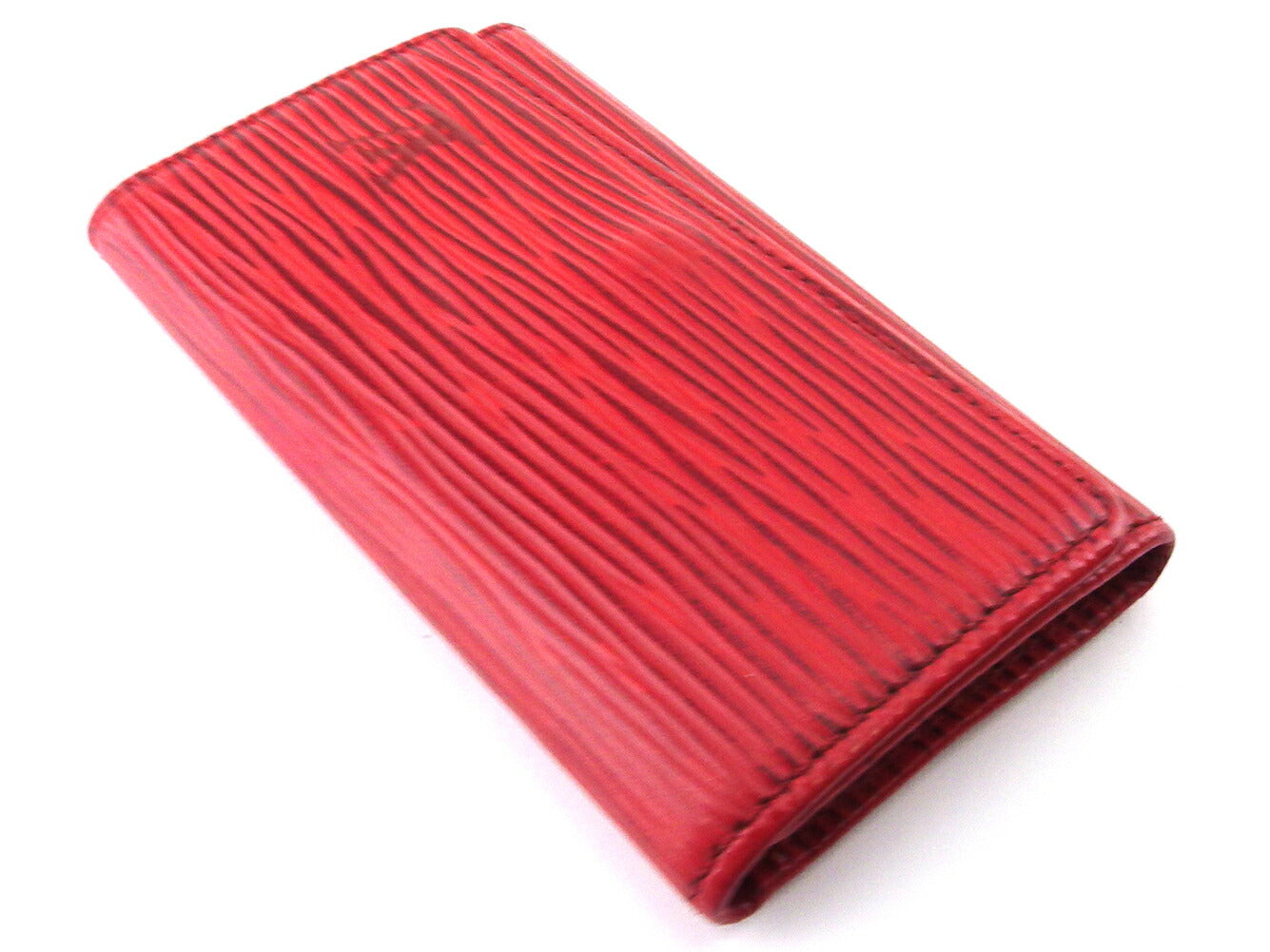 LOUIS VUITTON Key case Key holder M63827 Red gold Multicles4