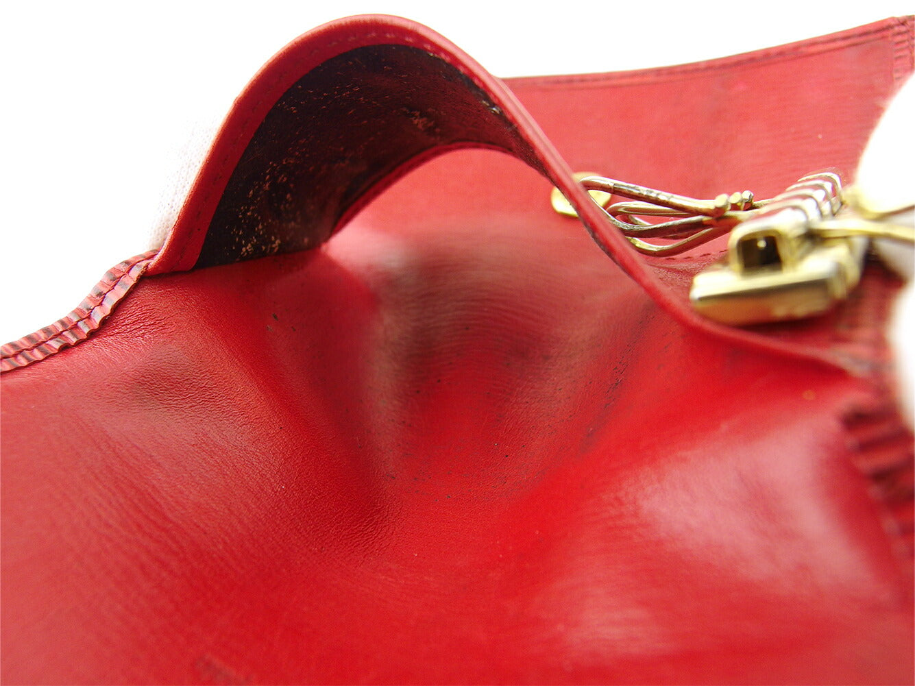 LOUIS VUITTON Key case Key holder M63827 Red gold Multicles4