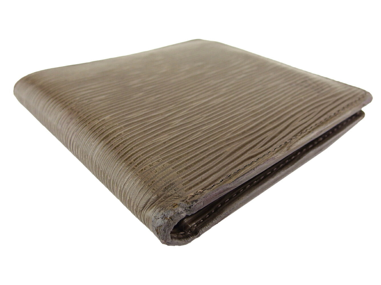 LOUIS VUITTON Bifold Wallet Gray gray Porte Billets Cartes Crdit Monet