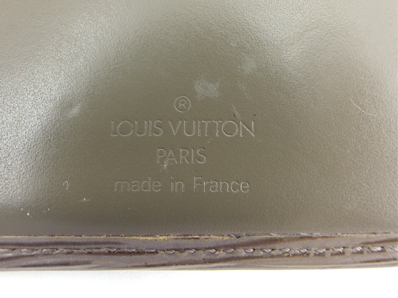 LOUIS VUITTON Bifold Wallet Gray gray Porte Billets Cartes Crdit Monet