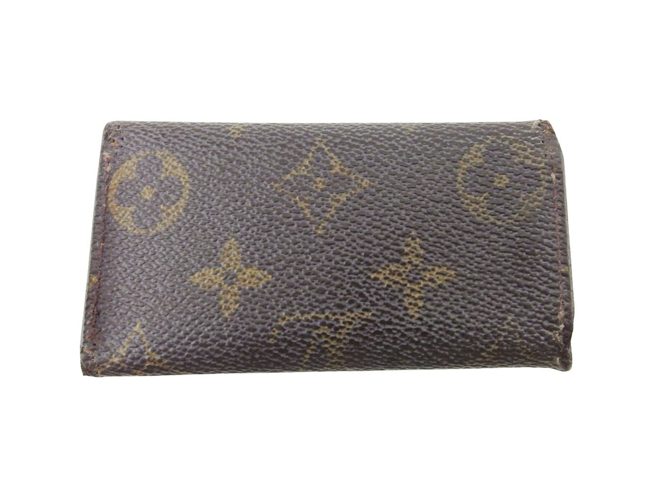 LOUIS VUITTON Key case Key holder M62631 Brown beige gold Multicles4