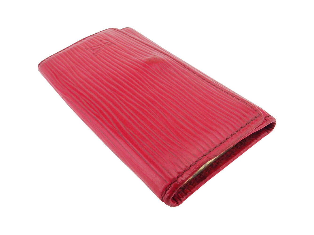 LOUIS VUITTON Key case Key holder M63827 Red gold Multicles4