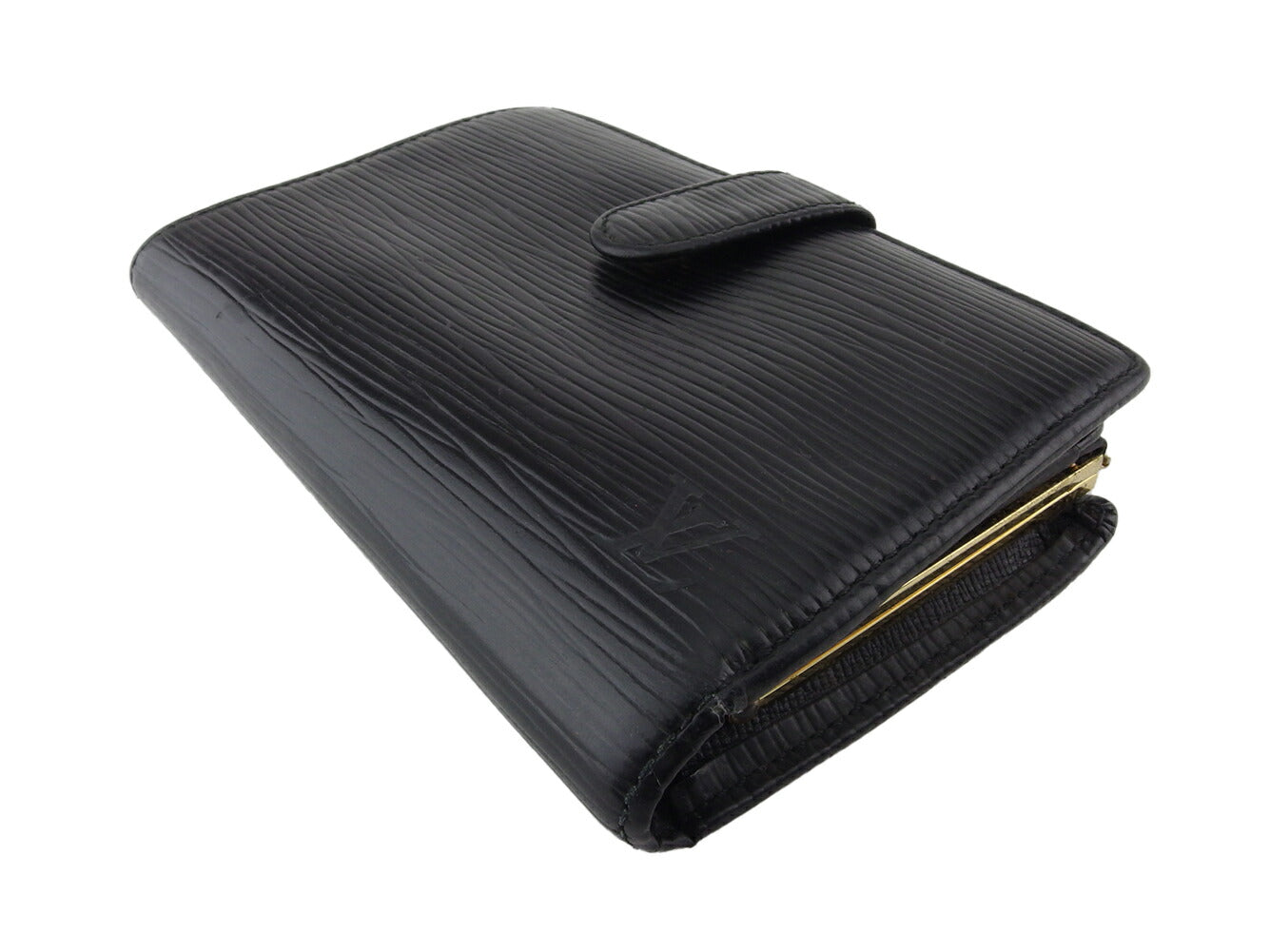 LOUIS VUITTON Bifold Wallet M63242 Black gold Portonevie Vienova