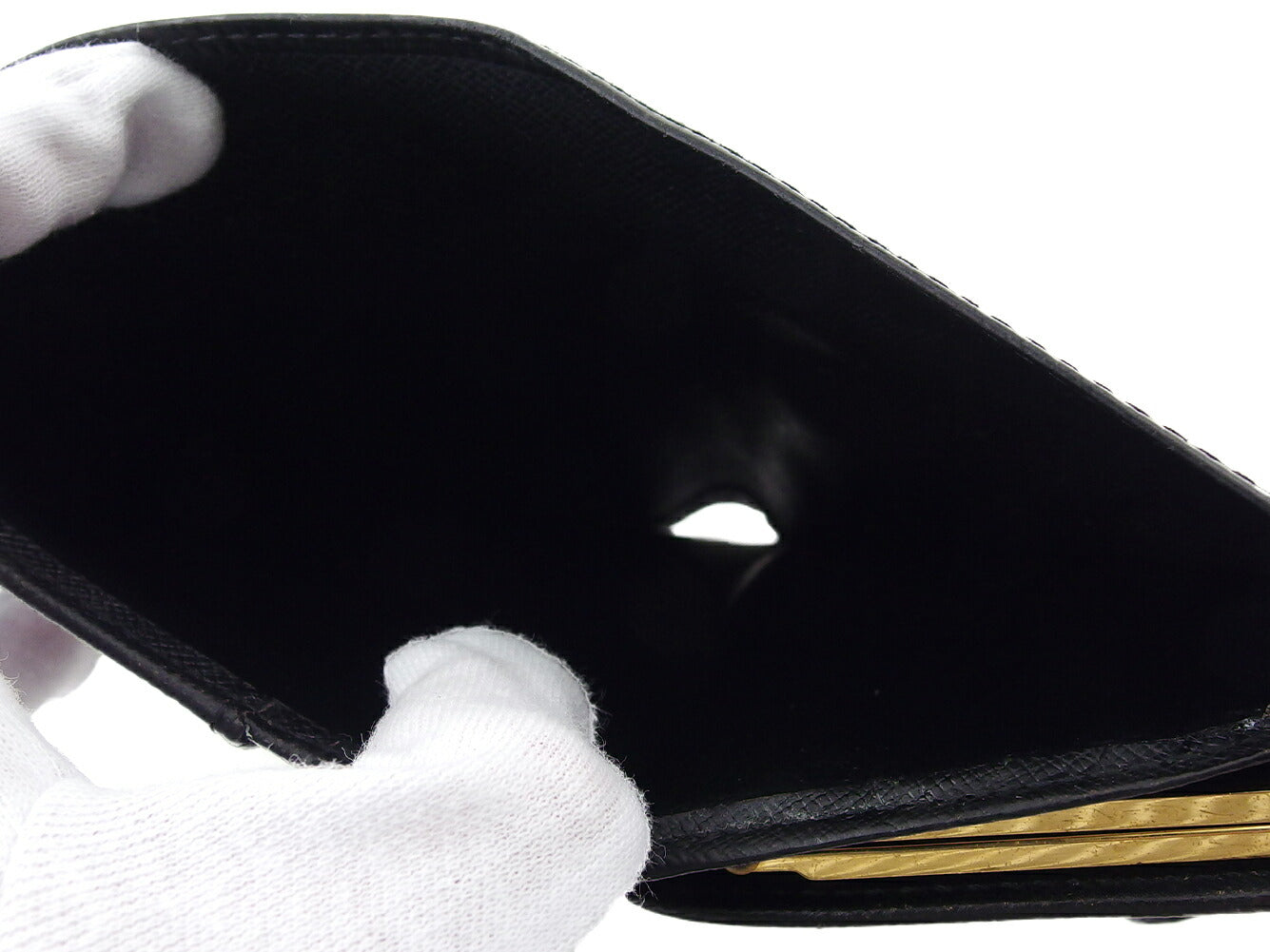 LOUIS VUITTON Bifold Wallet M63242 Black gold Portonevie Vienova