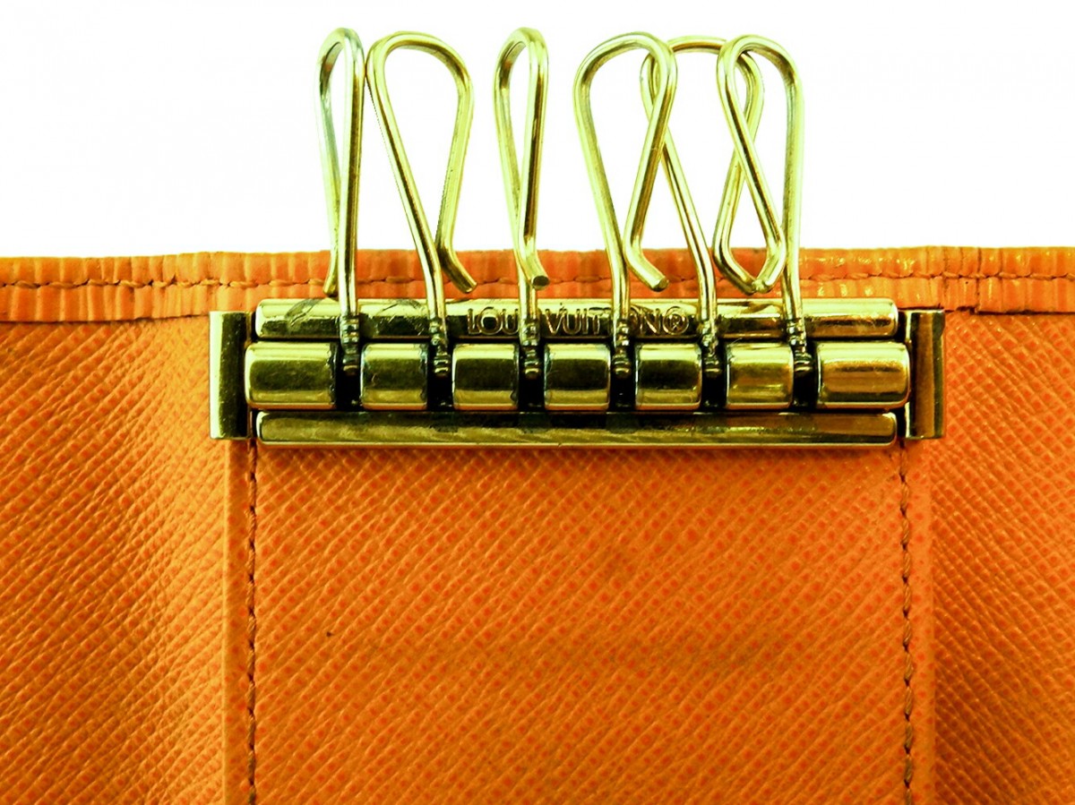 LOUIS VUITTON Key case Key holder M6381H Orange gold Multicles6