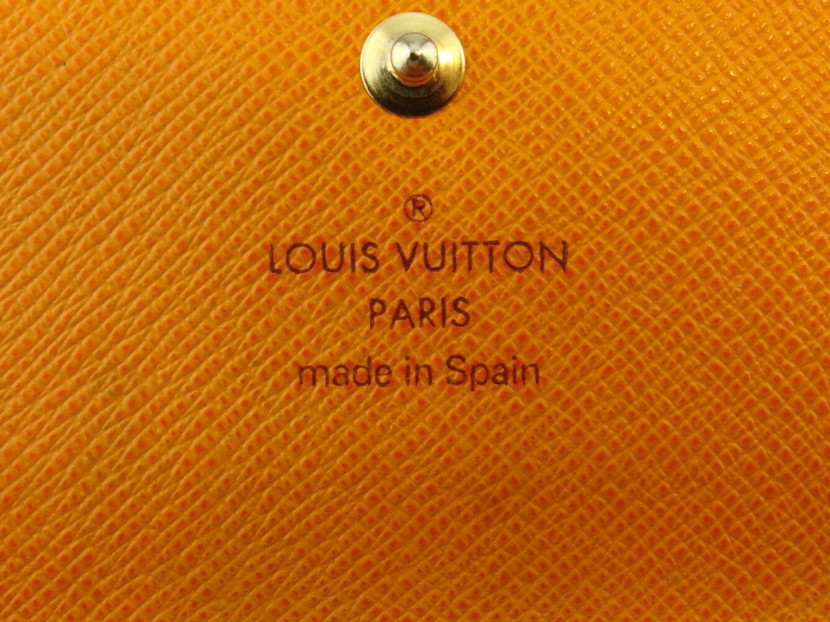 LOUIS VUITTON Key case Key holder M6381H Orange gold Multicles6