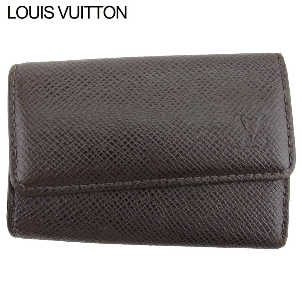 LOUIS VUITTON Key case Key holder M30538 Brown silver Multicles6