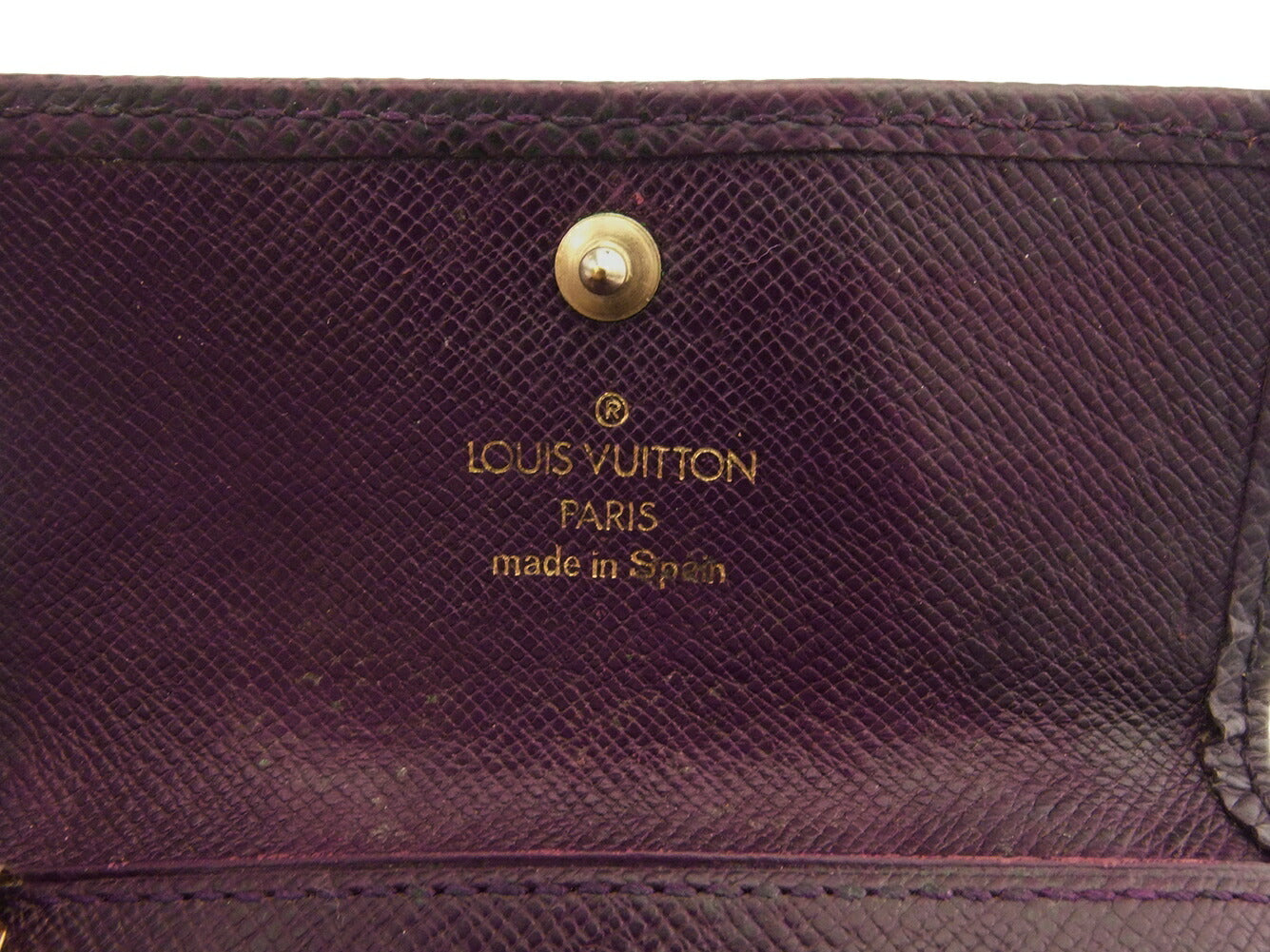 LOUIS VUITTON Key case Key holder M30536 Brown purple gold Multicles6