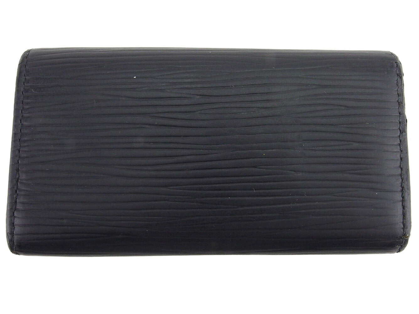 LOUIS VUITTON Key case Key holder M63822 Black gold Multicles4
