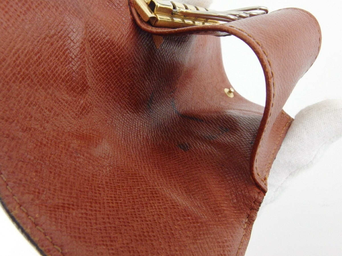 LOUIS VUITTON Key case Key holder M62631 Brown beige gold Multicles4