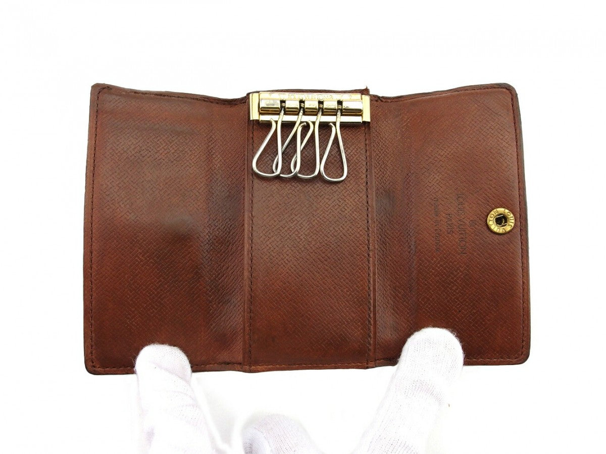 LOUIS VUITTON Key case Key holder M69517 Brown Monogram