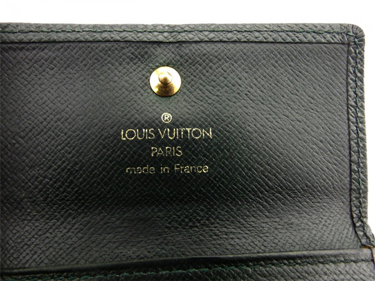 LOUIS VUITTON Key case Key holder M30524 Epithea (dark green) Taiga