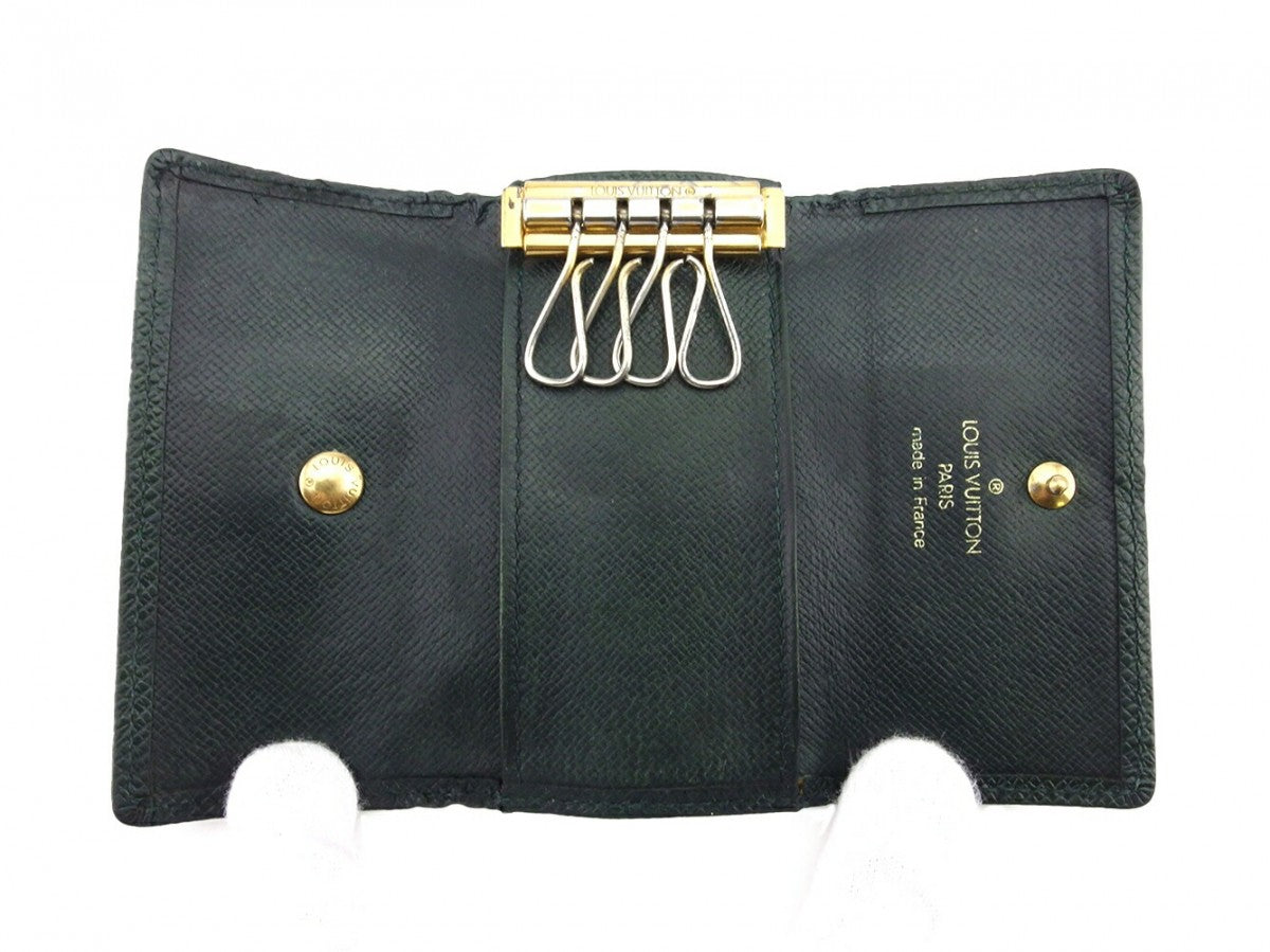 LOUIS VUITTON Key case Key holder M30524 Epithea (dark green) Taiga