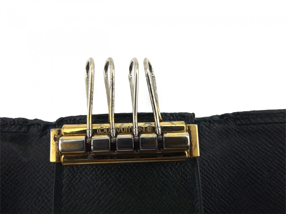 LOUIS VUITTON Key case Key holder M30524 Epithea (dark green) Taiga