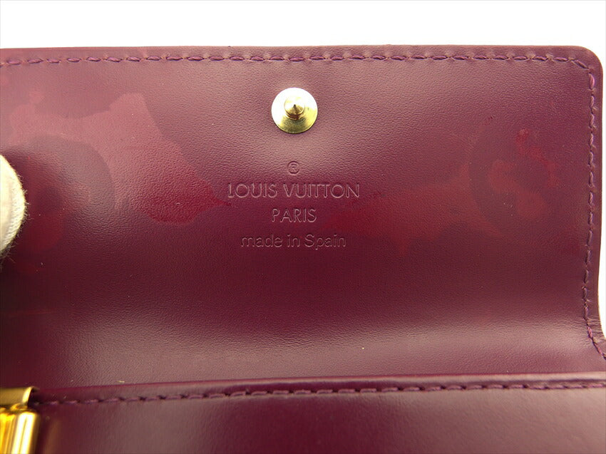 LOUIS VUITTON Key case Key holder M93573 Purple gold Multicles4