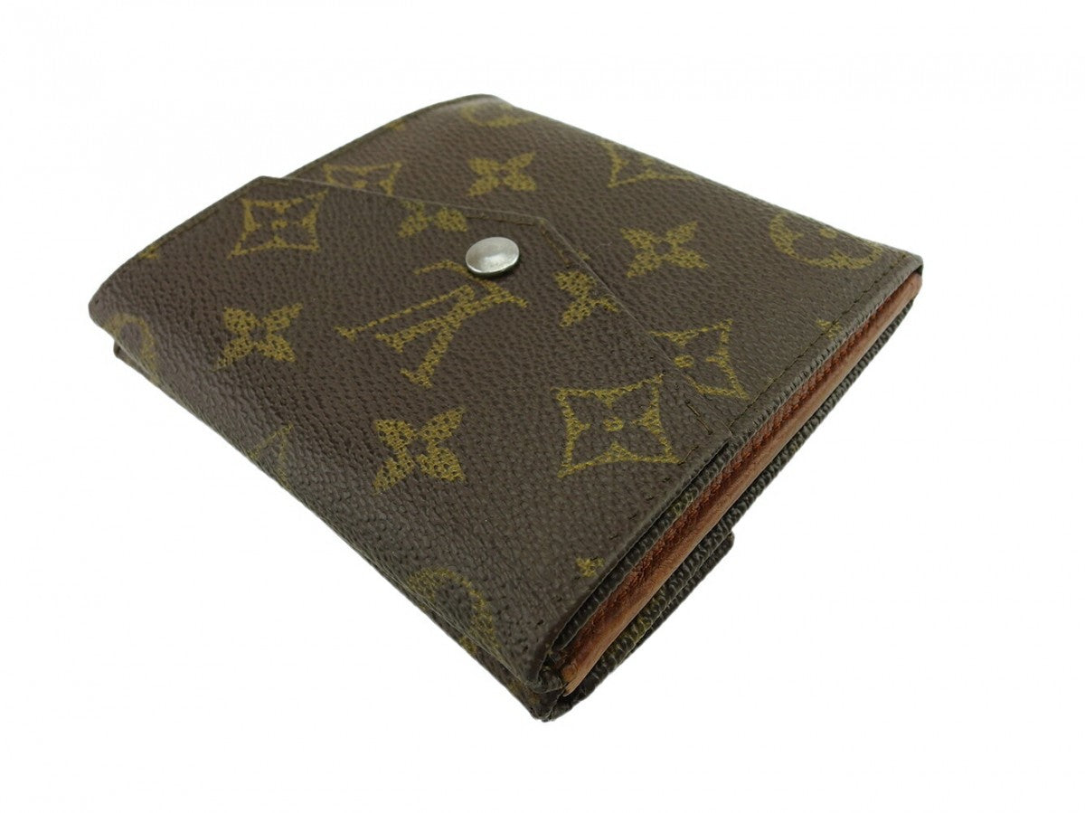 LOUIS VUITTON Bifold Wallet Dark brown brown