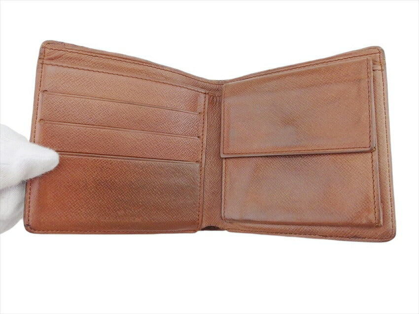 LOUIS VUITTON Bifold Wallet M61665 Brown Porte Billets Cartes Crdit Monet