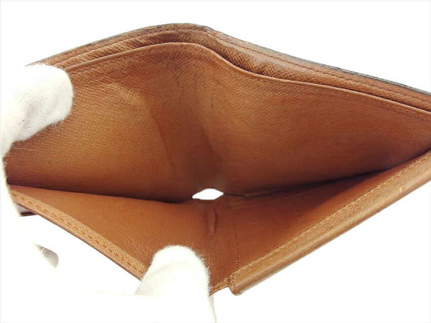 LOUIS VUITTON Bifold Wallet M61665 Brown Porte Billets Cartes Crdit Monet