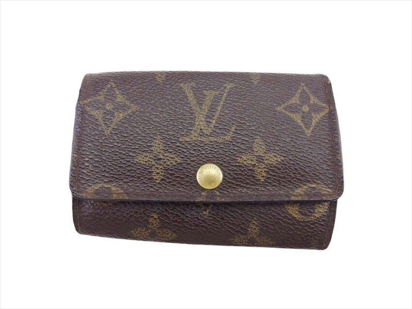 LOUIS VUITTON Key case Key holder M62630 Brown beige gold Multicles6