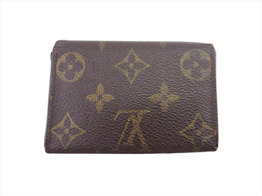 LOUIS VUITTON Key case Key holder M62630 Brown beige gold Multicles6