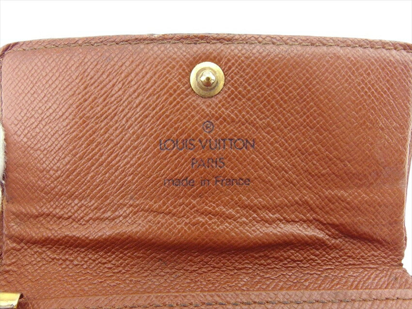 LOUIS VUITTON Key case Key holder M62630 Brown beige gold Multicles6