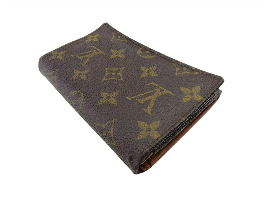 LOUIS VUITTON Long Wallet Purse M61730 Brown beige gold Porte Monnaie-Viet-Trésors (old)