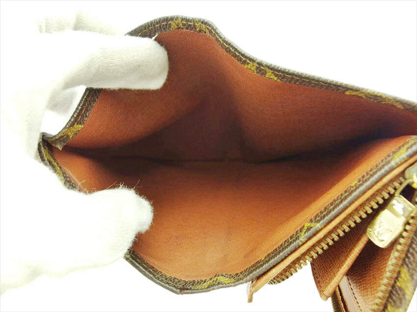 LOUIS VUITTON Long Wallet Purse M61730 Brown beige gold Porte Monnaie-Viet-Trésors (old)