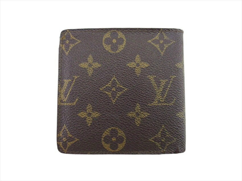 LOUIS VUITTON Bifold Wallet M61665 Brown beige Porte Billets Cartes Crdit Monet