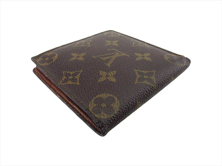 LOUIS VUITTON Bifold Wallet M61665 Brown beige Porte Billets Cartes Crdit Monet