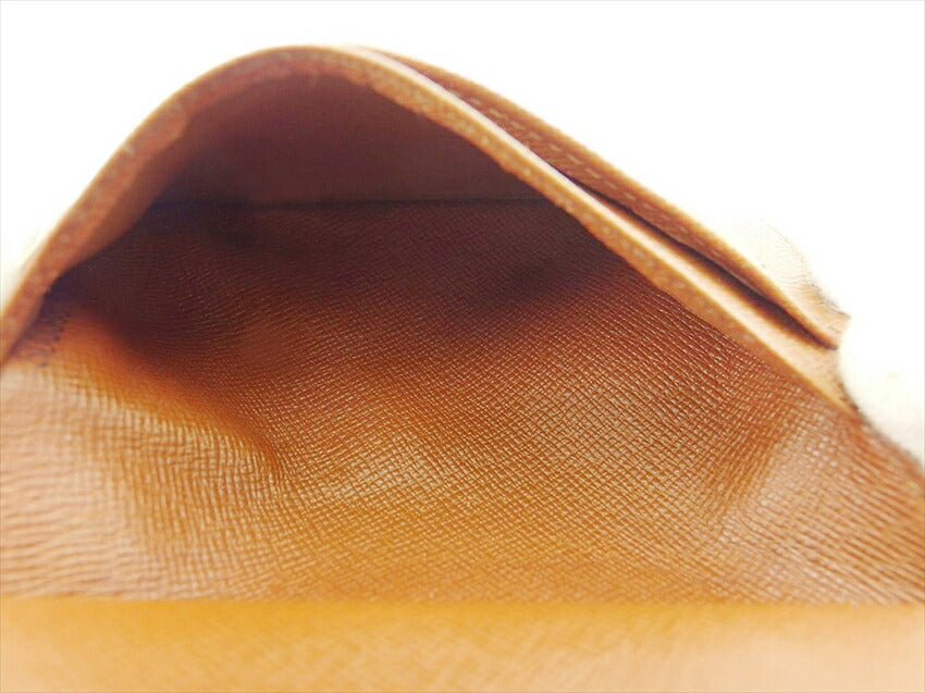 LOUIS VUITTON Bifold Wallet M61663 Brown beige gold Portonevie Vienova